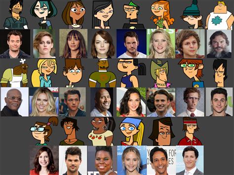 total drama voice cast.